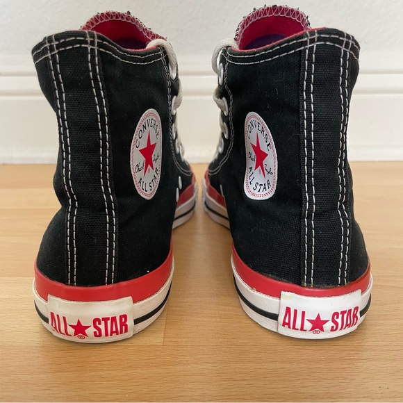 VINTAGE Converse Chuck Taylor All Star High Top Sneakers Unisex 8 Women / 6 Men - Picture 4 of 14